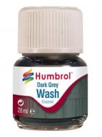 AV0204 Humbrol 28ml Enamel Wash - Dark Grey